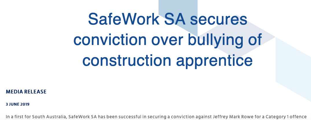 Is it important when a safe work authority doesn’t get bullying right?